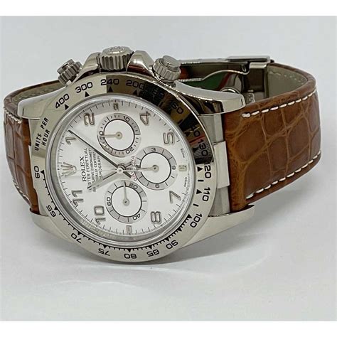 Cinturino Pelle Rolex Daytona Zenith 16518 16519 Genuine .